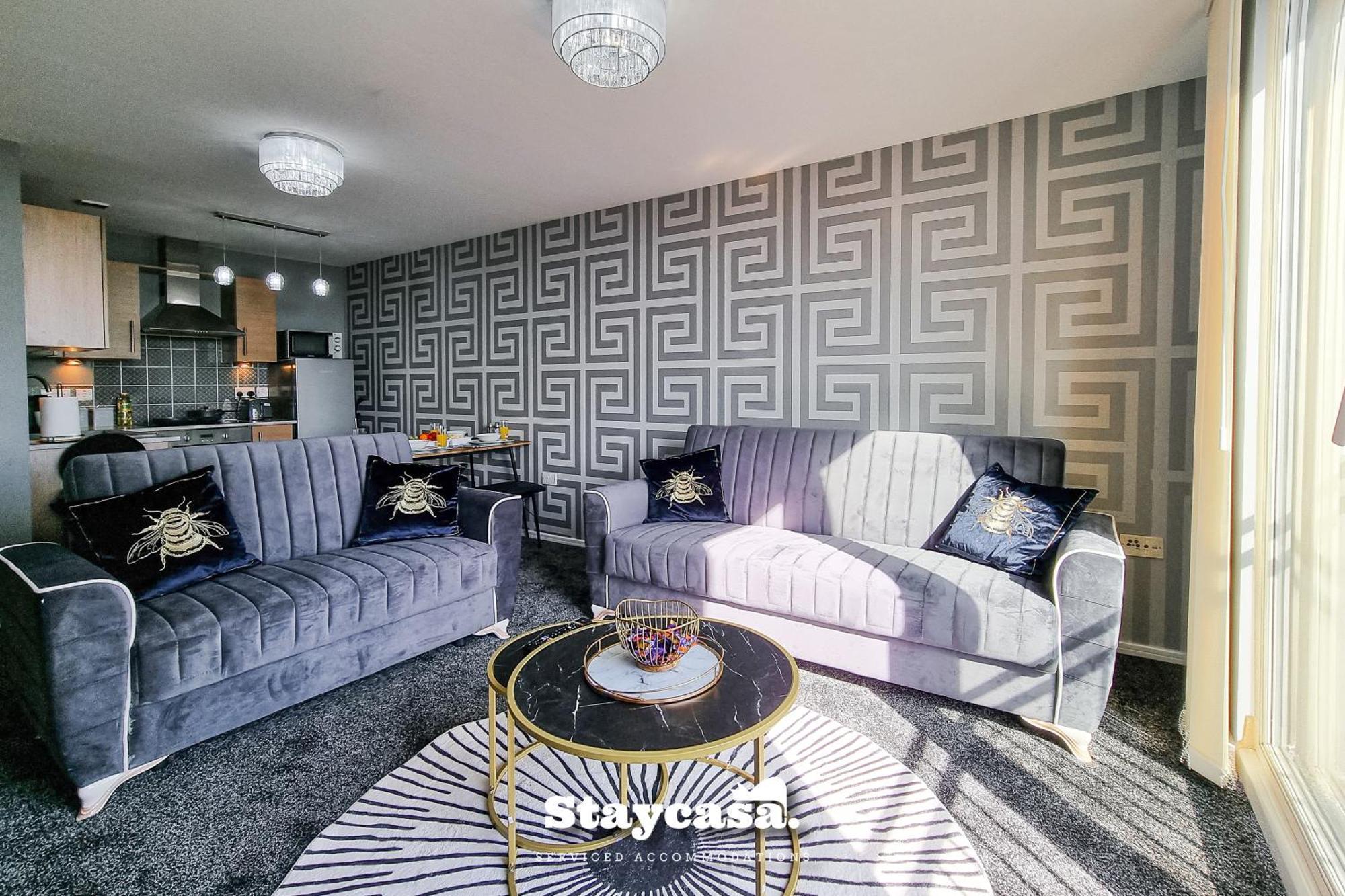 Luxury Sportcity Amazing Views With Parking Apartment